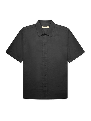 Woodbird Banks Linen Shirt 'Black'