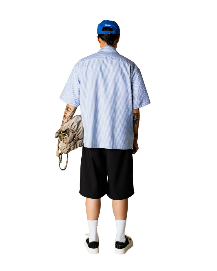 Woodbird Wang Ox Flower Shirt 'Light Blue'