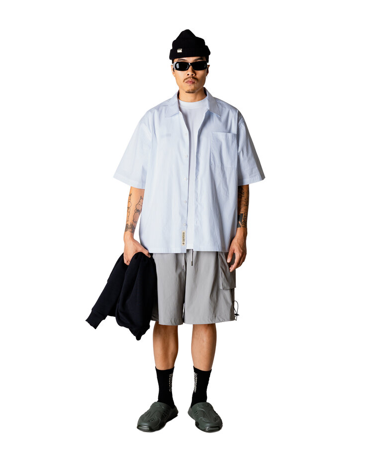 Woodbird Wang Wok Shirt 'Light Blue'