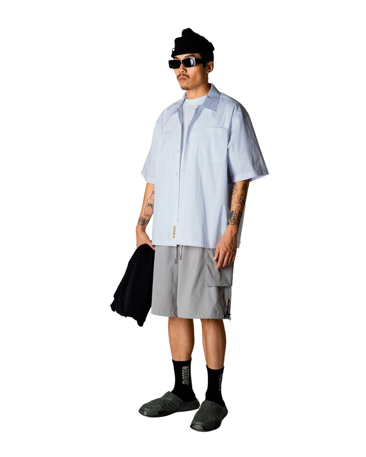 Woodbird Wang Wok Shirt 'Light Blue'