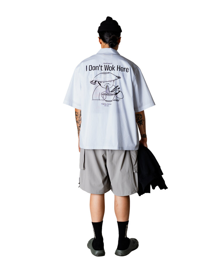 Woodbird Wang Wok Shirt 'Light Blue'