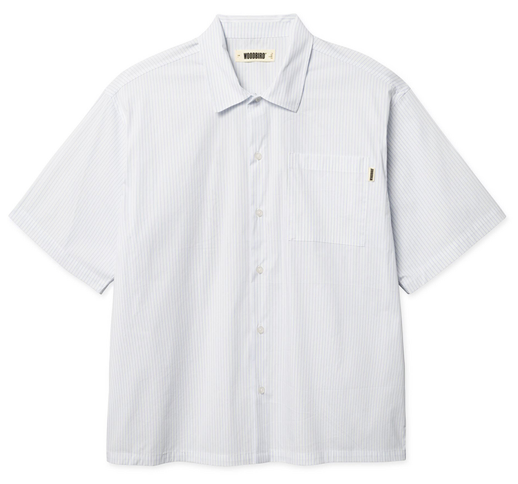 Woodbird Wang Wok Shirt 'Light Blue'
