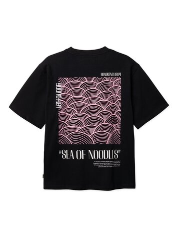 Woodbird Baine Sea T-Shirt 'Black'