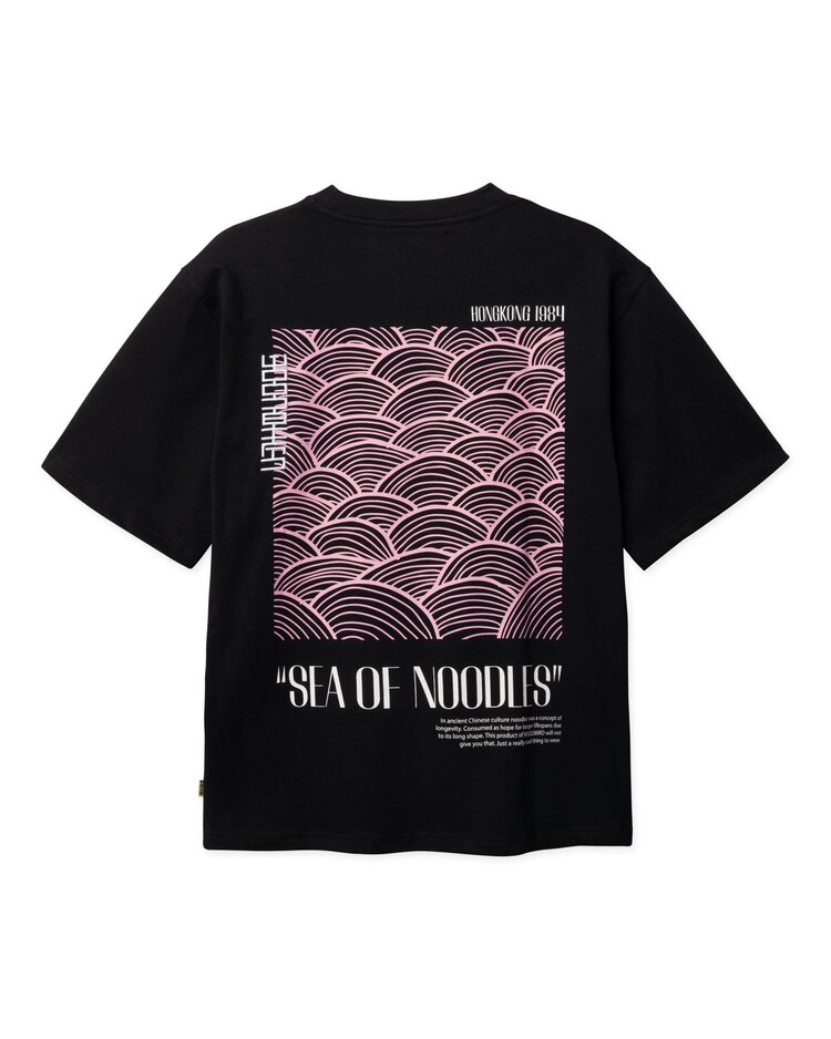 Woodbird Baine Sea T-Shirt 'Black'