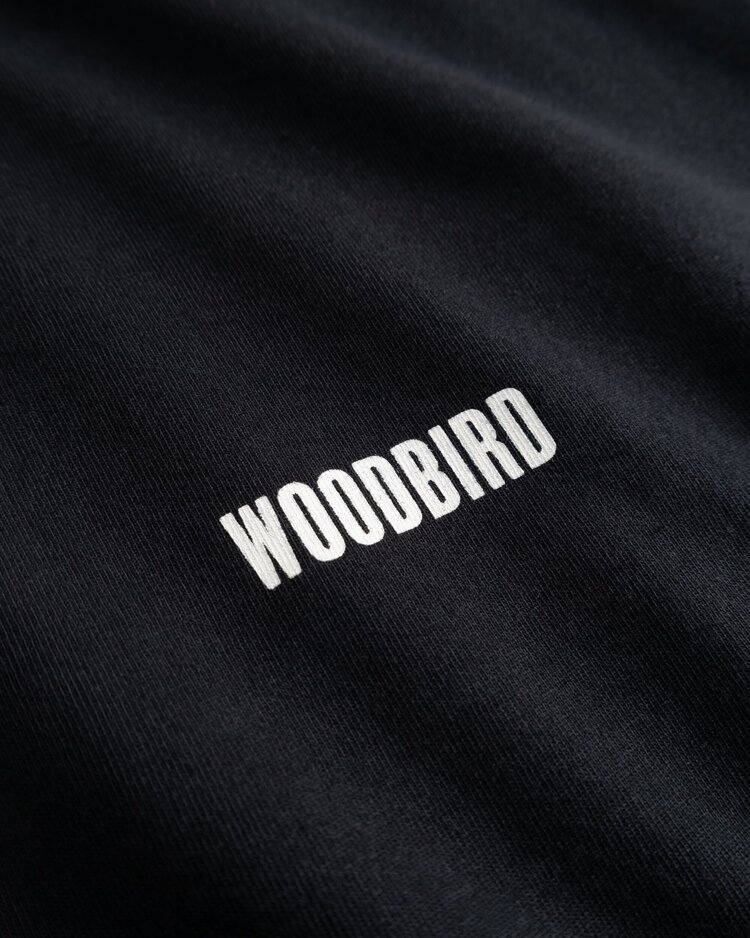 Woodbird Baine Sea T-Shirt 'Black'