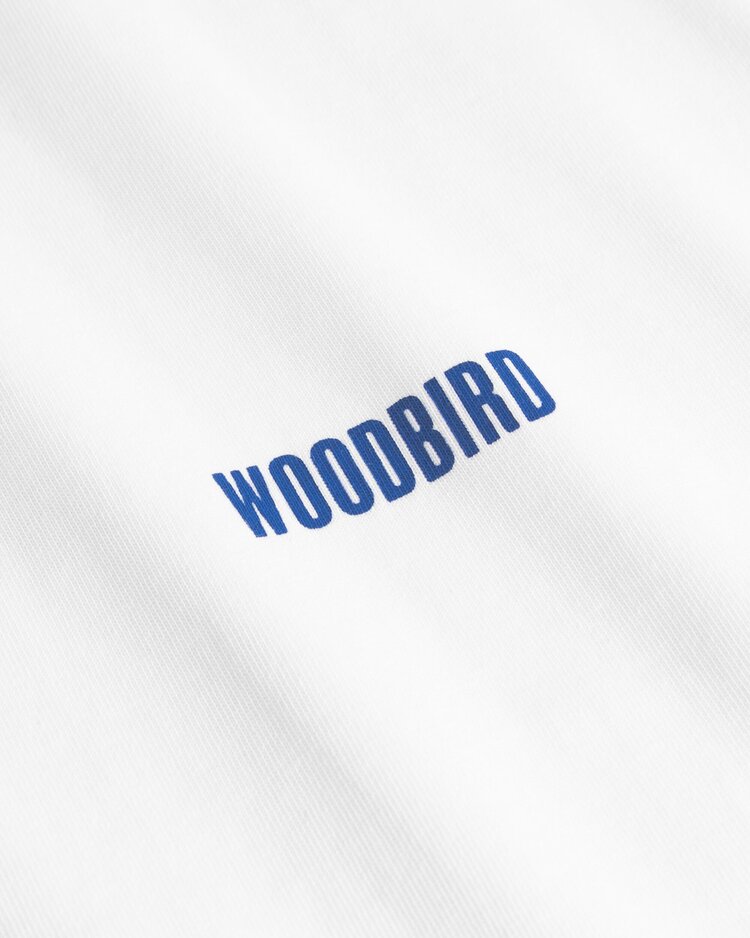 Woodbird Beam Book T-Shirt 'White'