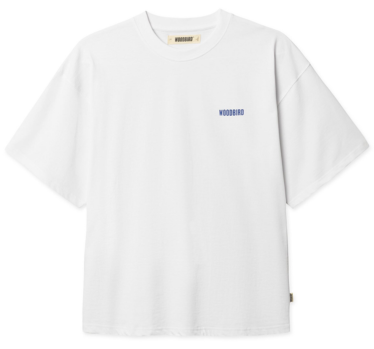 Woodbird Beam Book T-Shirt 'White'