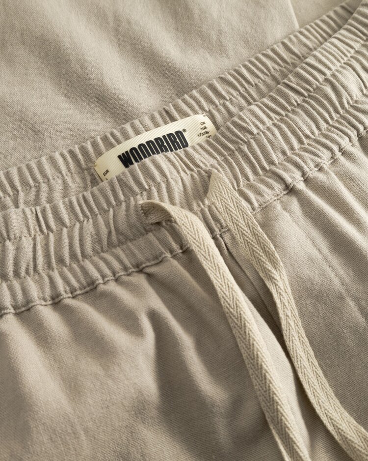 Woodbird Eik Linen Pant 'Stone'
