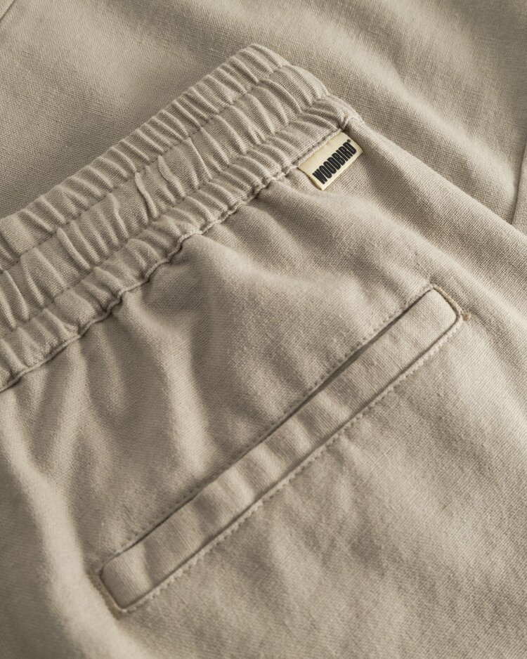 Woodbird Eik Linen Pant 'Stone'