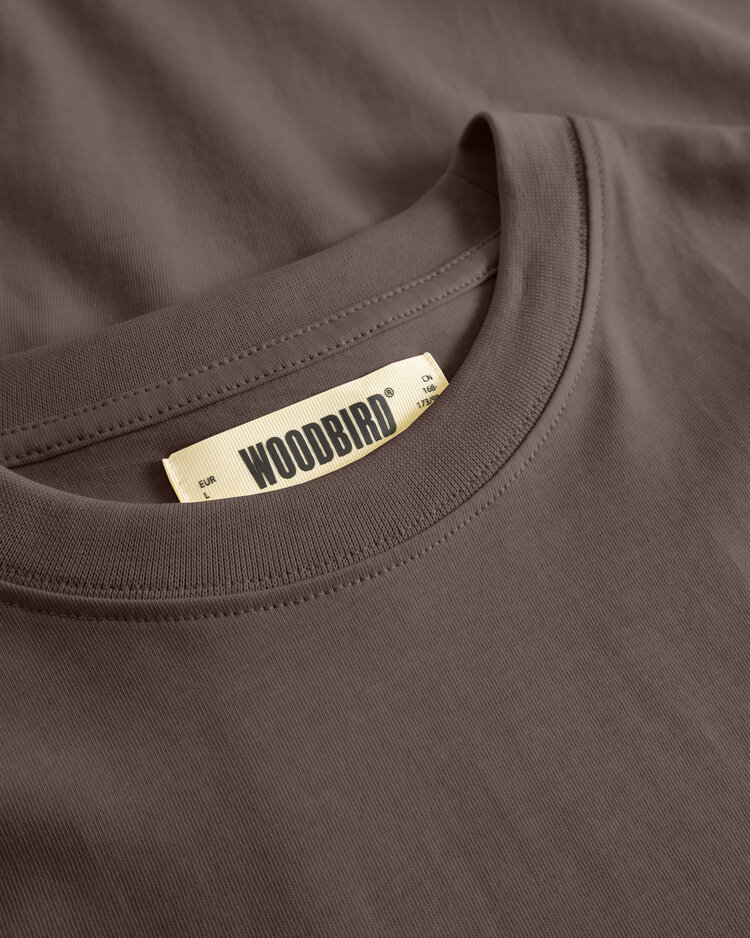 Woodbird Baine Base T-Shirt 'Brown'
