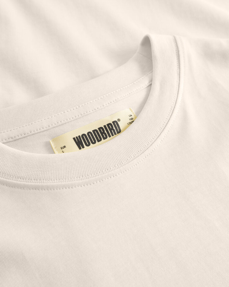 Woodbird Baine Base T-Shirt 'Off White'