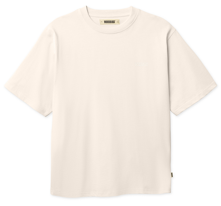 Woodbird Baine Base T-Shirt 'Off White'