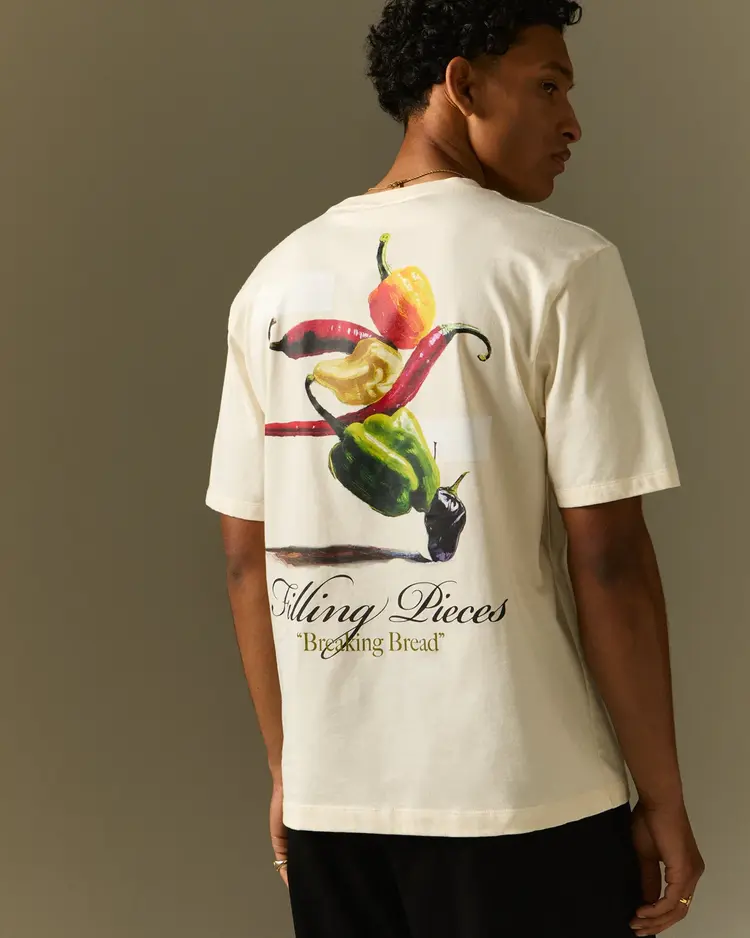 Filling Pieces T-Shirt Pepper 'Antique White'