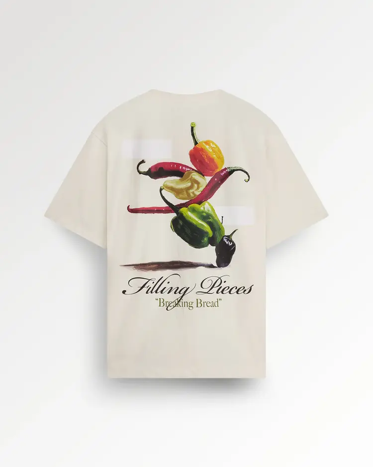 Filling Pieces T-Shirt Pepper 'Antique White'