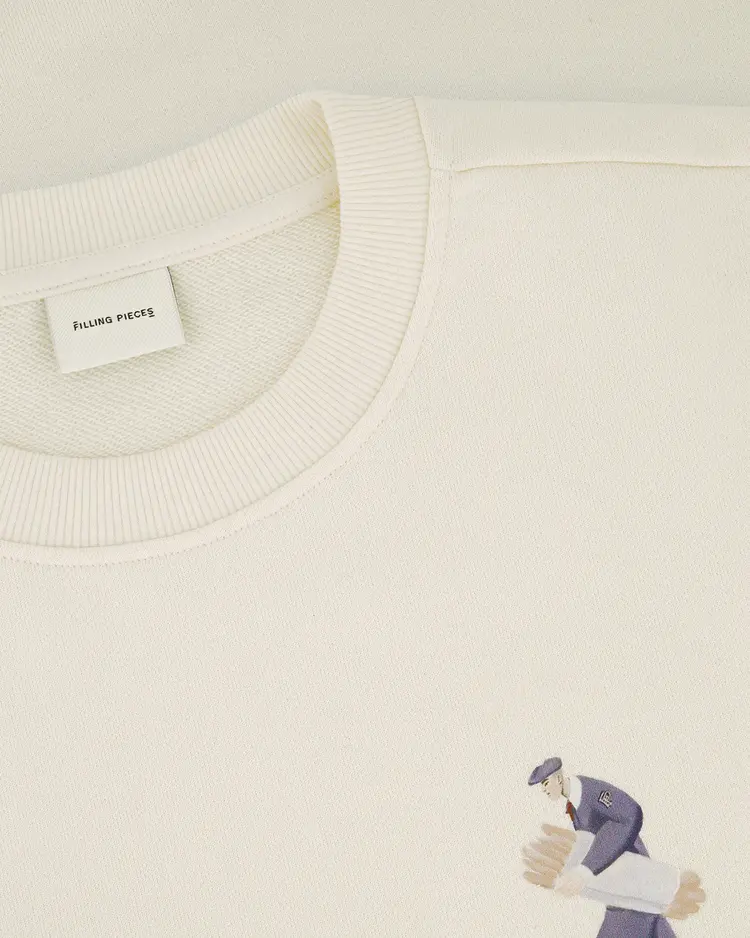 Filling Pieces Sweatshirt Bakery 'Antique White'