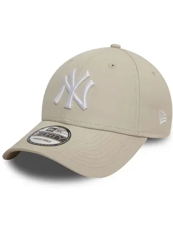 New Era New York Yankees League Essential Stone 9FORTY Adjustable Cap 'Stone White'