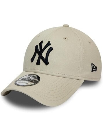 New Era New York Yankees League Essential 9FORTY Adjustable Cap 'Stone White / Black'