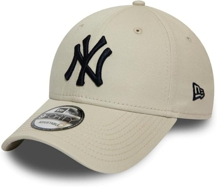 New Era New York Yankees League Essential 9FORTY Adjustable Cap 'Stone White / Black'