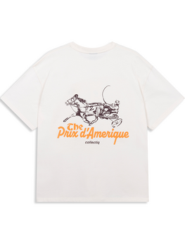 Collectiq Trotting Prix T-Shirt 'Off White'