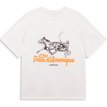 Collectiq Trotting Prix T-Shirt 'Off White'