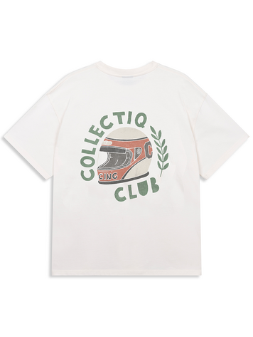 Collectiq Hood T-Shirt 'Off White'
