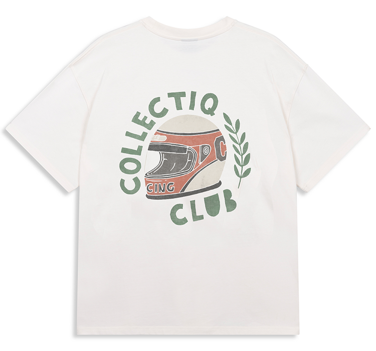 Collectiq Hood T-Shirt 'Off White'
