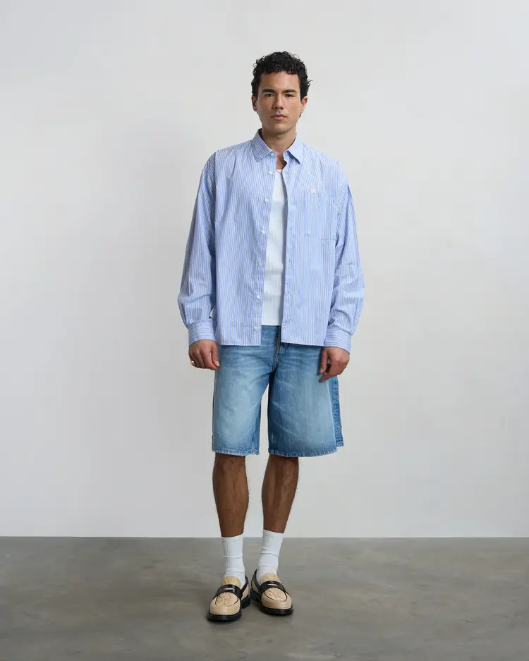 Filling Pieces Dress Shirt Striped 'Skyway'
