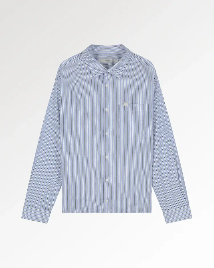 Filling Pieces Dress Shirt Striped 'Skyway'