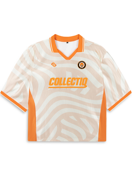 DEAUP Collectiq X Deaup Wavy Petal Soccer Jersey 'Off White'
