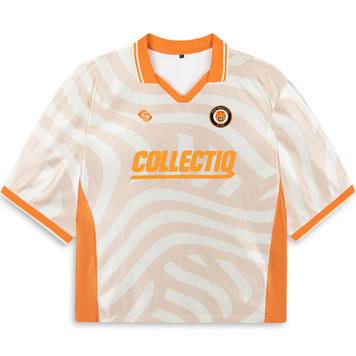 DEAUP Collectiq X Deaup Wavy Petal Soccer Jersey 'Off White'
