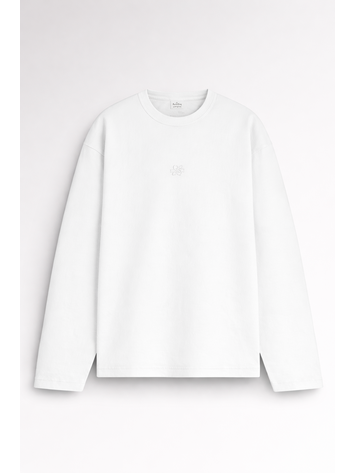 Filling Pieces Longsleeve Boxy Embroidered 'White'