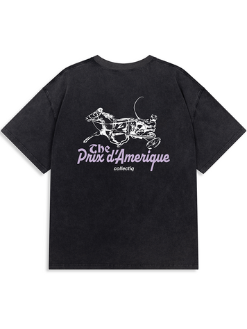 Collectiq Trotting Prix T-Shirt 'Faded Black'
