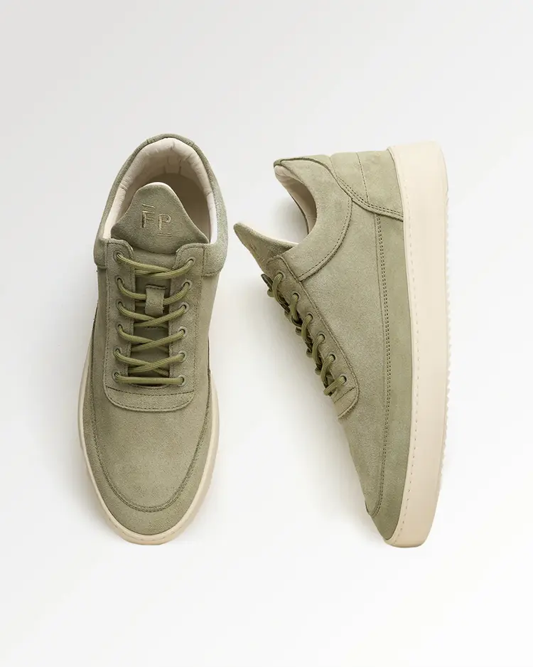 Filling Pieces Low Top Suede 'Tea'