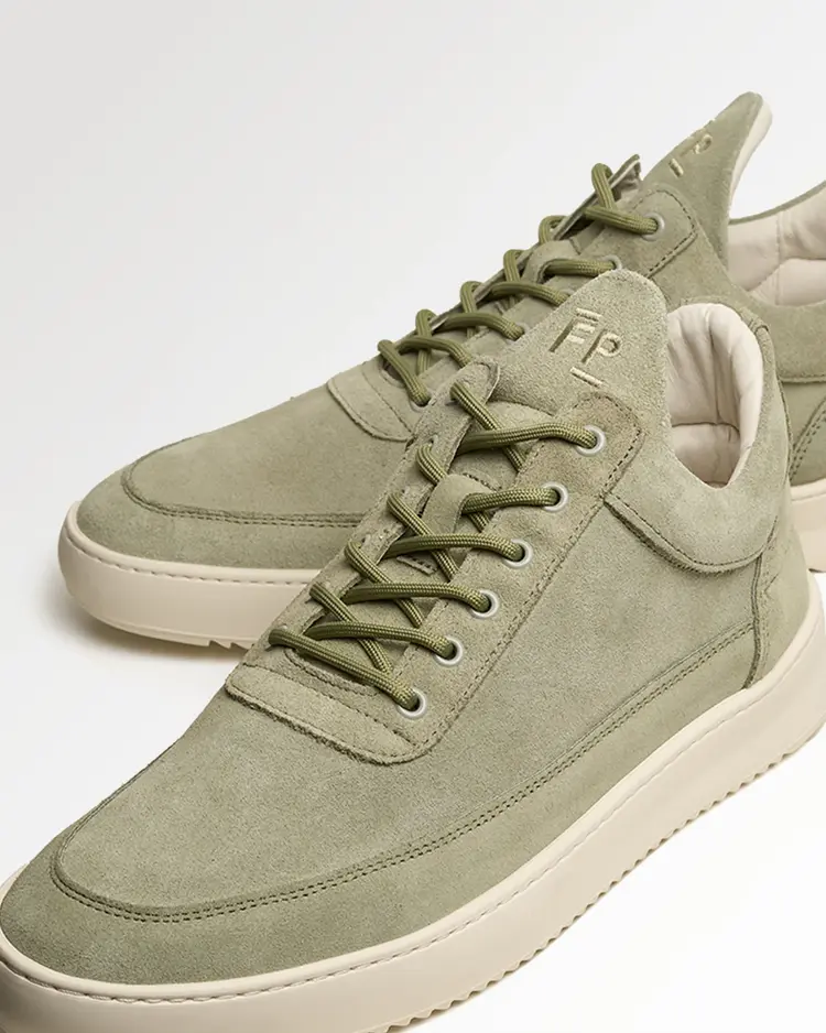 Filling Pieces Low Top Suede 'Tea'