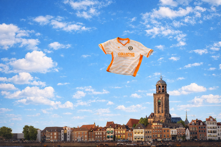 DEAUP Collectiq X Deaup Wavy Petal Soccer Jersey 'Off White'