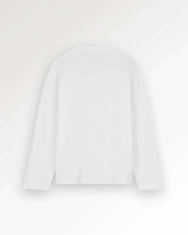 Filling Pieces Longsleeve Boxy Embroidered 'White'