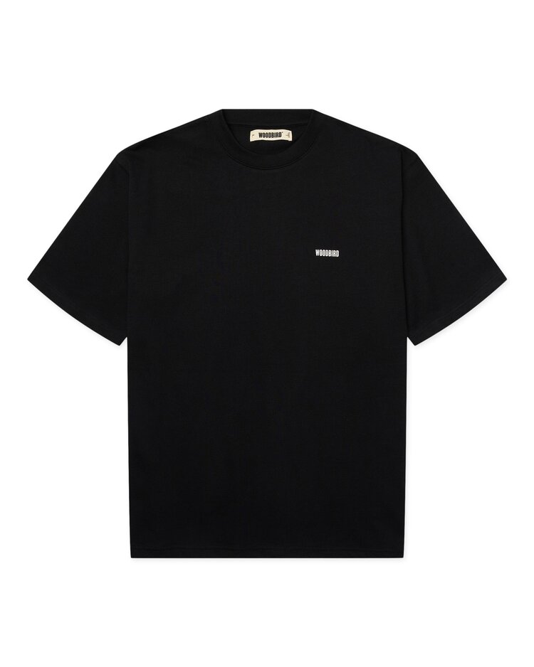 Woodbird Baine Octo T-Shirt 'Black'