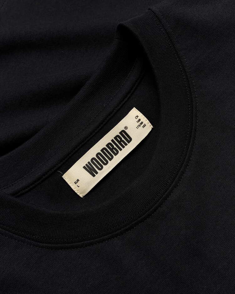 Woodbird Baine Octo T-Shirt 'Black'