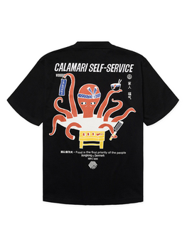 Woodbird Baine Octo T-Shirt 'Black'