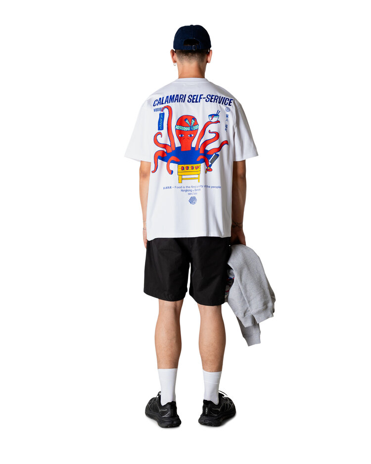 Woodbird Baine Octo T-Shirt 'White'