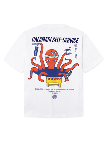 Woodbird Baine Octo T-Shirt 'White'
