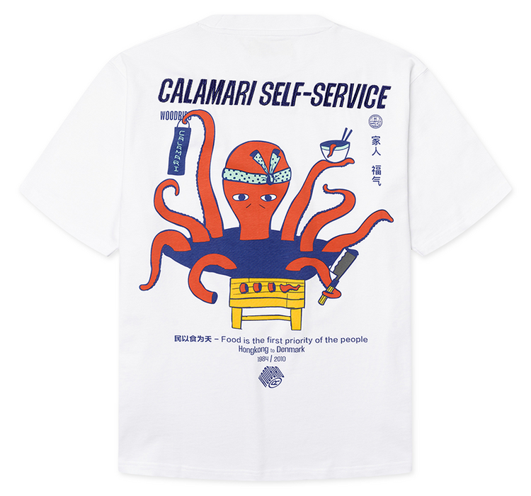 Woodbird Baine Octo T-Shirt 'White'