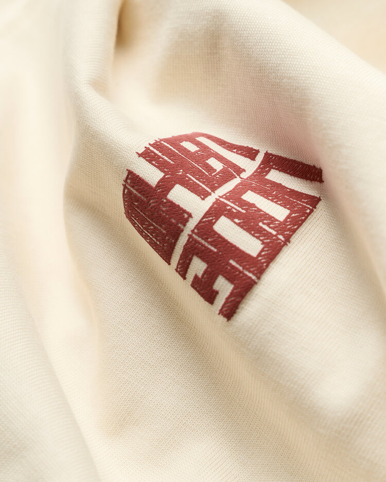 Woodbird Baine Nopa T-Shirt 'Off White'