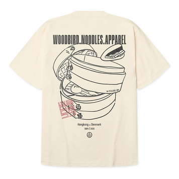 Woodbird Baine Nopa T-Shirt 'Off White'