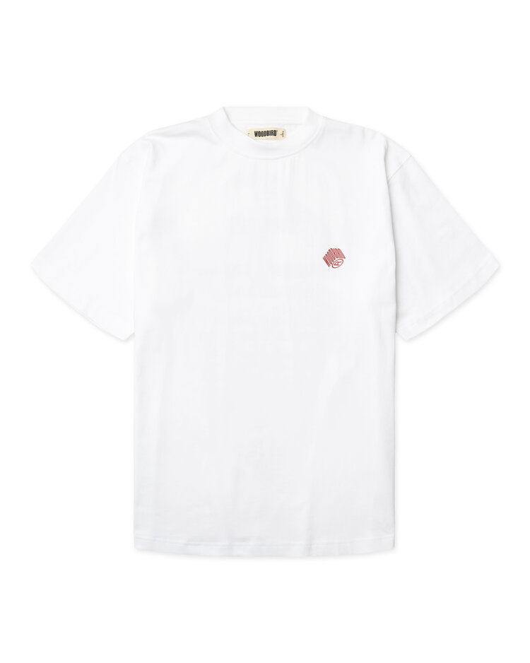 Woodbird Baine Carp T-Shirt 'White'