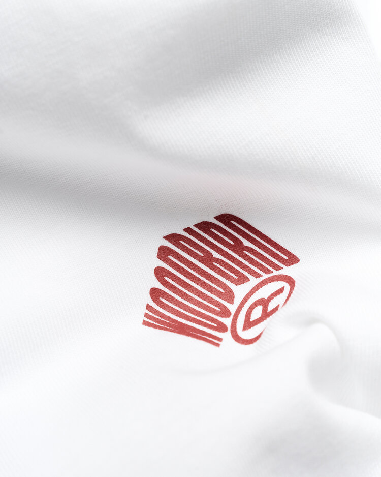 Woodbird Baine Carp T-Shirt 'White'