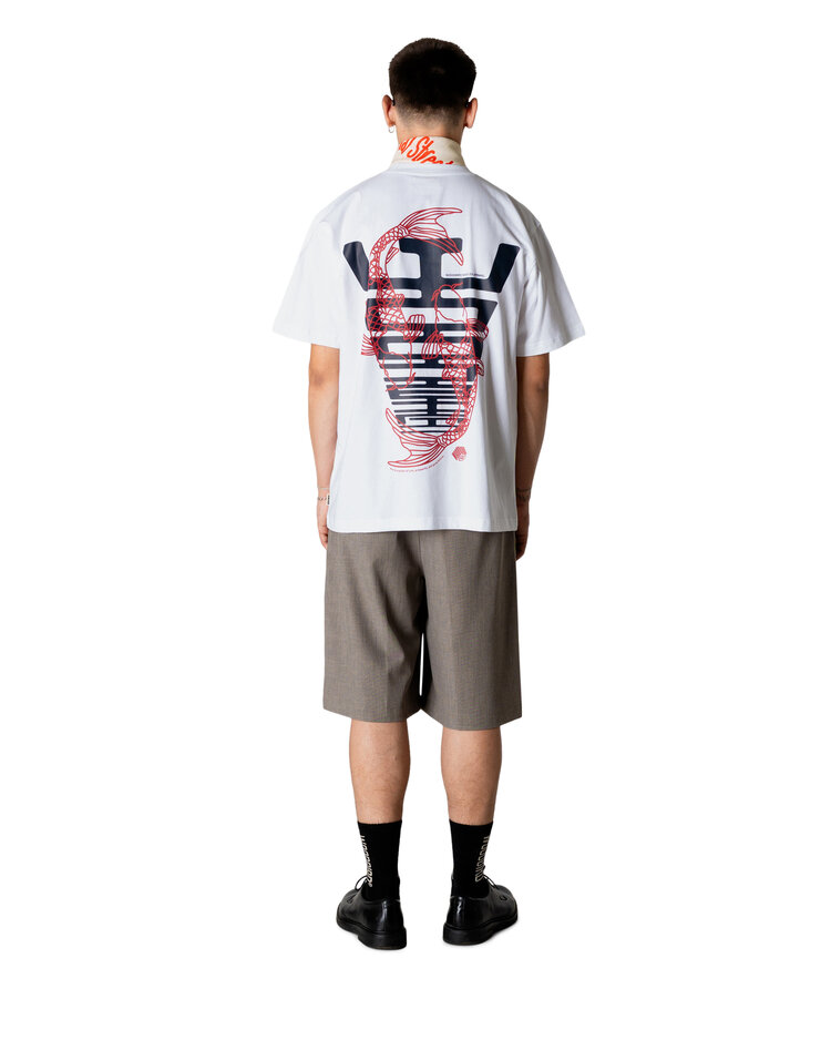 Woodbird Baine Carp T-Shirt 'White'