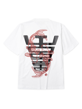 Woodbird Baine Carp T-Shirt 'White'