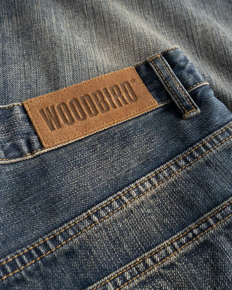 Woodbird Rami Buff Shorts 'Dark Blue'