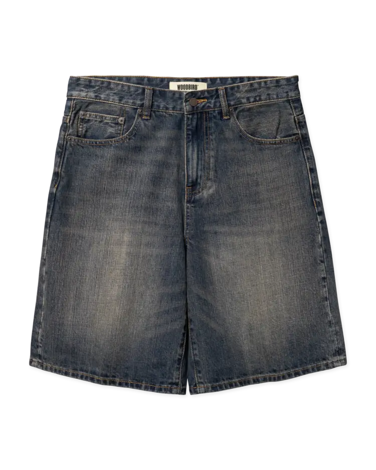 Woodbird Rami Buff Shorts 'Dark Blue'
